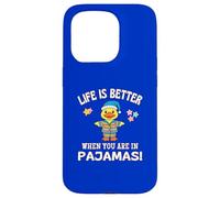Life Is Better When You Are In Pajamas Cruise Duck Fun Case for iPhone 15 Pro