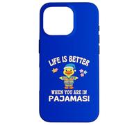 Life Is Better When You Are In Pajamas Cruise Duck Fun Case for iPhone 16 Pro