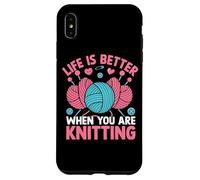 Life Is Better When You Are Knitting Yarn Case for iPhone XS Max