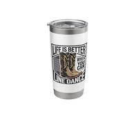 Life is Better When You Line Dance Stainless Steel Insulated Tumbler