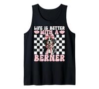 Life is Better with A Berner Bernese Mountain Dog Girl Tank Top