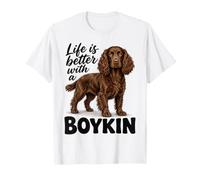 Life is Better with A Boykin Spaniel Dog Lover T-Shirt
