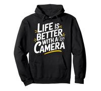 Life Is Better With A Camera T Shirt for Photographers Pullover Hoodie