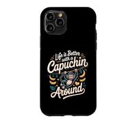 Life Is Better With a Capuchin Around Monkey Primate Case for iPhone 11 Pro