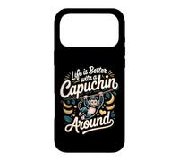 Life Is Better With a Capuchin Around Monkey Primate Case for iPhone 17 Pro Max