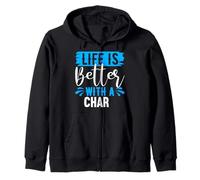 Life Is Better With A CHARLOTTE T-Shirt Name CHARLOTTE Zip Hoodie