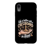 Life Is Better With a Chessboard in Hand Chess Player Case for iPhone XR