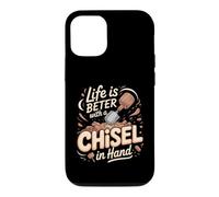 Life Is Better With a Chisel in Hand Sculpting Pottery Clay Case for iPhone 12/12 Pro
