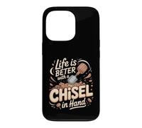 Life Is Better With a Chisel in Hand Sculpting Pottery Clay Case for iPhone 13 Pro