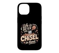 Life Is Better With a Chisel in Hand Sculpting Pottery Clay Case for iPhone 14
