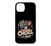 Life Is Better With a Chisel in Hand Sculpting Pottery Clay Case for iPhone 14 Plus