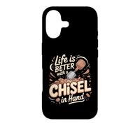 Life Is Better With a Chisel in Hand Sculpting Pottery Clay Case for iPhone 17