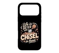 Life Is Better With a Chisel in Hand Sculpting Pottery Clay Case for iPhone 17 Pro Max