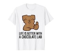 Life is Better with A Chocolate Lab T-Shirt