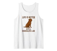 Life is Better with a Chocolate Lab Tank Top