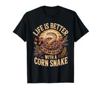 Life is Better with a Corn Snake Reptile Keeper Value Graphic T-Shirt