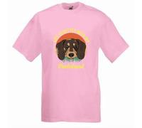 Life Is Better With A Dachshund Dog Pet Novelty T Shirt (Light Pink, M)