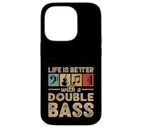 Life Is Better With A Double Bass Musician Bassist Case for iPhone 14 Pro