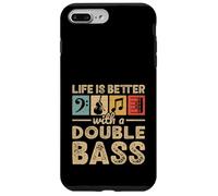 Life Is Better With A Double Bass Musician Bassist Case for iPhone 7 Plus/8 Plus
