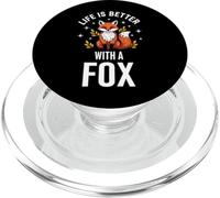 Life Is Better With A Fox PopSockets PopGrip for MagSafe