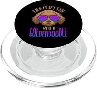 Life Is Better With a Goldendoodle Cute Doodle Dog PopSockets PopGrip for MagSafe