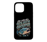 Life Is Better With a Goliath Grouper Fishing Angler Case for iPhone 13 Pro Max