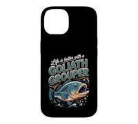Life Is Better With a Goliath Grouper Fishing Angler Case for iPhone 14