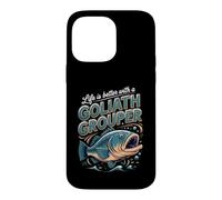 Life Is Better With a Goliath Grouper Fishing Angler Case for iPhone 14 Pro Max
