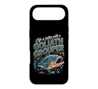 Life Is Better With a Goliath Grouper Fishing Angler Case for iPhone Air