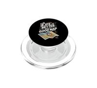 Life Is Better With A Good Map Geographer Geographers PopSockets PopGrip for MagSafe