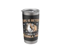 Life is Better with A Guinea Pig Stainless Steel Insulated Tumbler