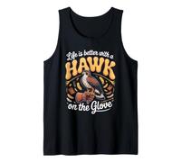 Life is Better with a Hawk on the Glove Falconry Tank Top