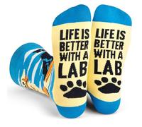 Life is Better With a Lab - Socks for Dog Lovers and Labrador Retriever Owners