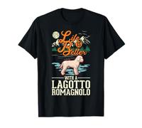 Life is better with a Lagotto Romagnolo Water Dog Lagotto T-Shirt
