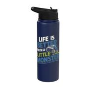Life is Better with A Little Monster Fun Stainless Steel Insulated Water Bottle