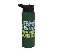 Life is Better with A Little Monster Stainless Steel Insulated Water Bottle