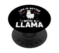 Life Is Better With A Llama PopSockets Adhesive PopGrip