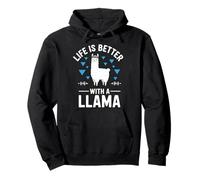 Life Is Better With A Llama Pullover Hoodie