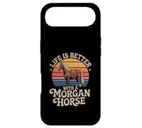 Life Is Better With A Morgan Horse Retro Sunset Case for iPhone Air