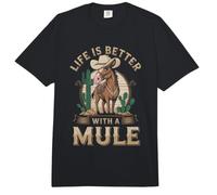 Life is Better with A Mule Funny Mule for Mule Lovers Comfort Colors Adult Heavyweight T-Shirt