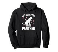Life Is Better With A Panther Pullover Hoodie