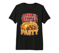 Life is Better with A Pasty Cornish Food Lover Design Premium T-Shirt