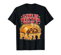 Life is Better with A Pasty Cornish Food Lover Design Value Graphic T-Shirt