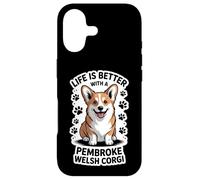 Life Is Better With a Pembroke Welsh Corgi, Tan and White Case for iPhone 17