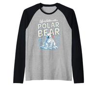Life is Better with a Polar Bear Arctic Raglan Baseball Tee