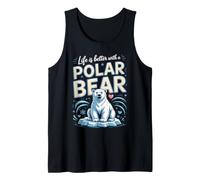 Life is Better with a Polar Bear Arctic Tank Top