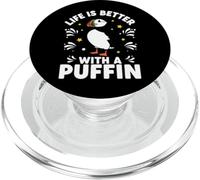 Life Is Better With A Puffin PopSockets PopGrip for MagSafe
