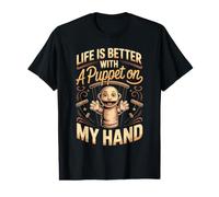 Life is Better with A Puppet On My Hand Puppeteer Value Graphic T-Shirt