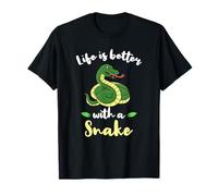 Life is Better with A Snake Herpetologist T-Shirt