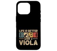 Life Is Better With A Viola Orchestra Musician Violist Case for iPhone 16 Pro